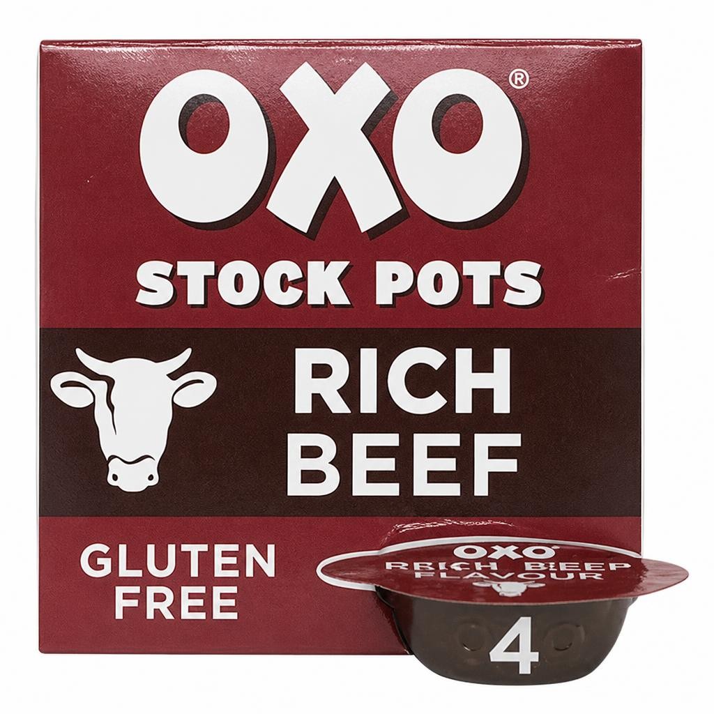 Oxo Beef with Onion & Rosemary Stock Pots x4 80g