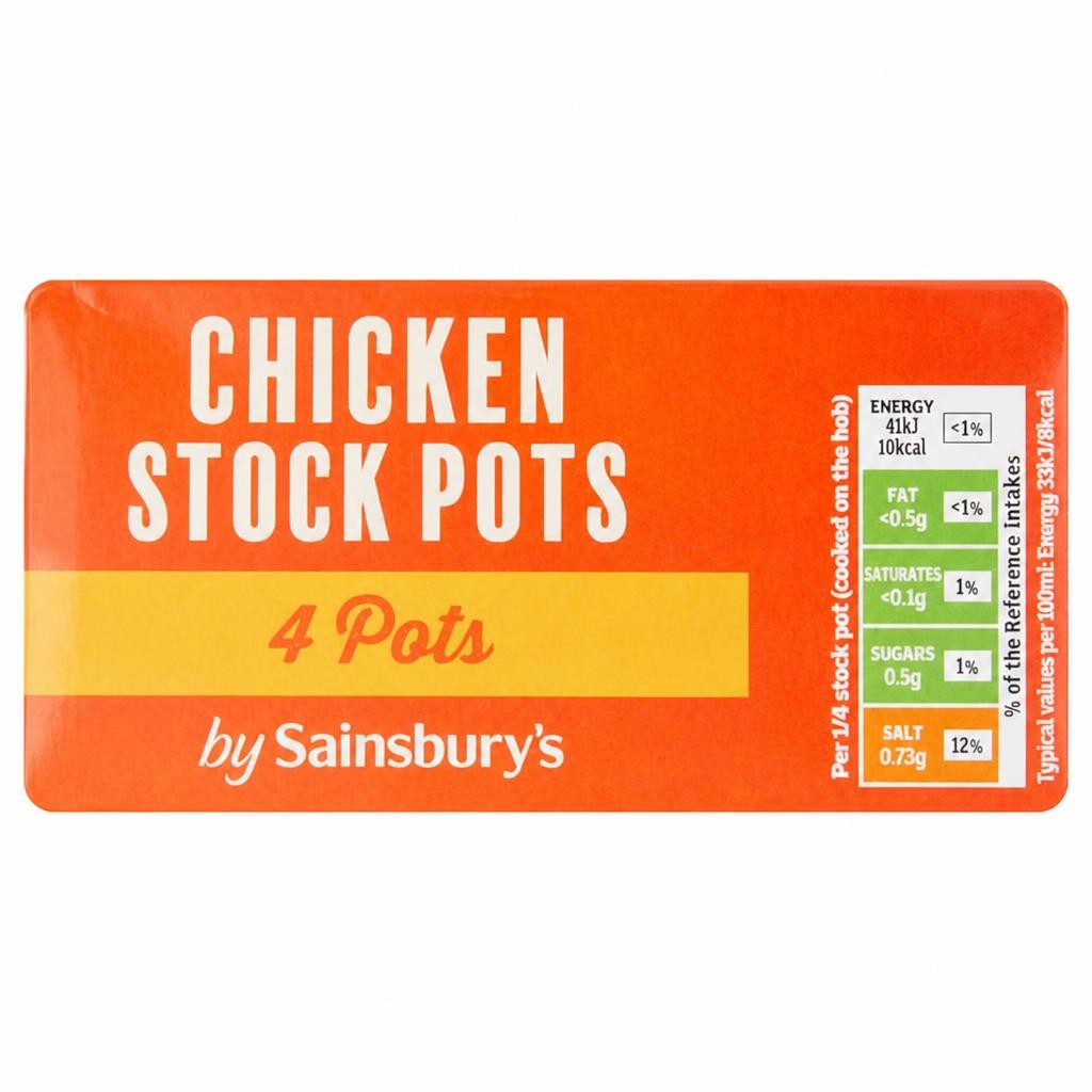 Sainsbury's Chicken Stockpots x4 112g