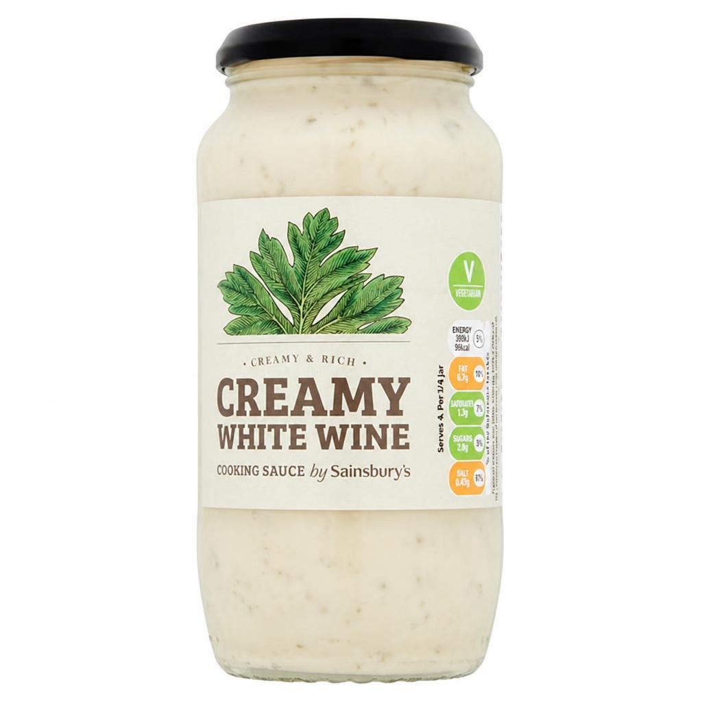 Sainsbury's Creamy White Wine Cooking Sauce 485g