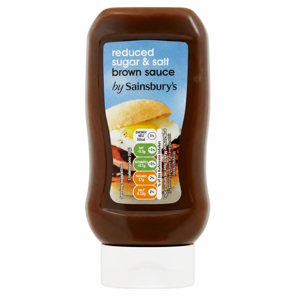 Sainsbury's Brown Sauce, Reduced Salt & Sugar 450g