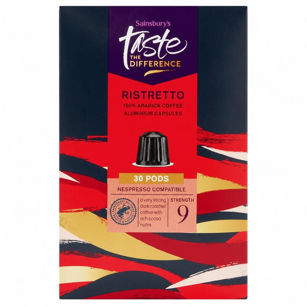 Sainsbury's Ristretto Pods, Taste the Difference x30 156g
