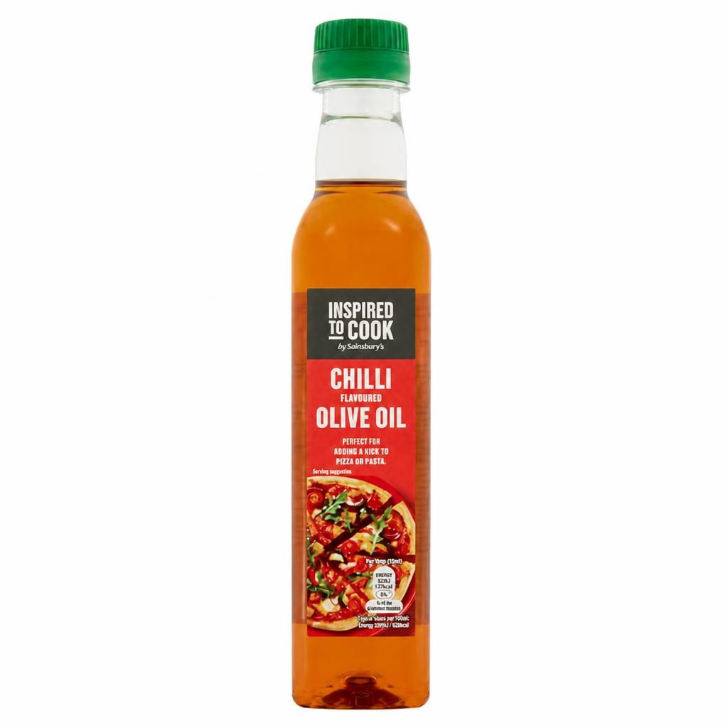 Sainsbury's Chilli Flavoured Olive Oil, Inspired to Cook 250ml