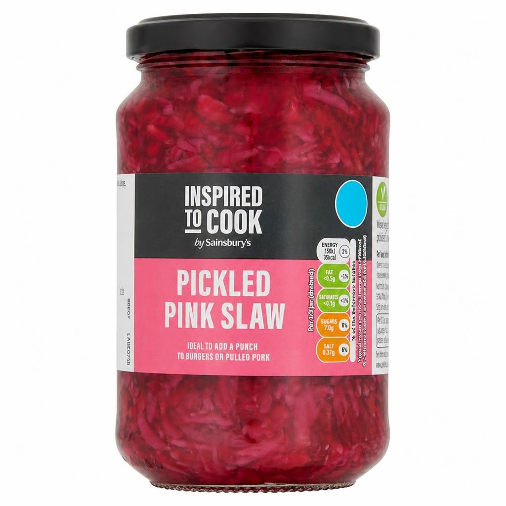 Sainsbury's Pickled Pink Slaw, Inspired to Cook 340g (170g*)