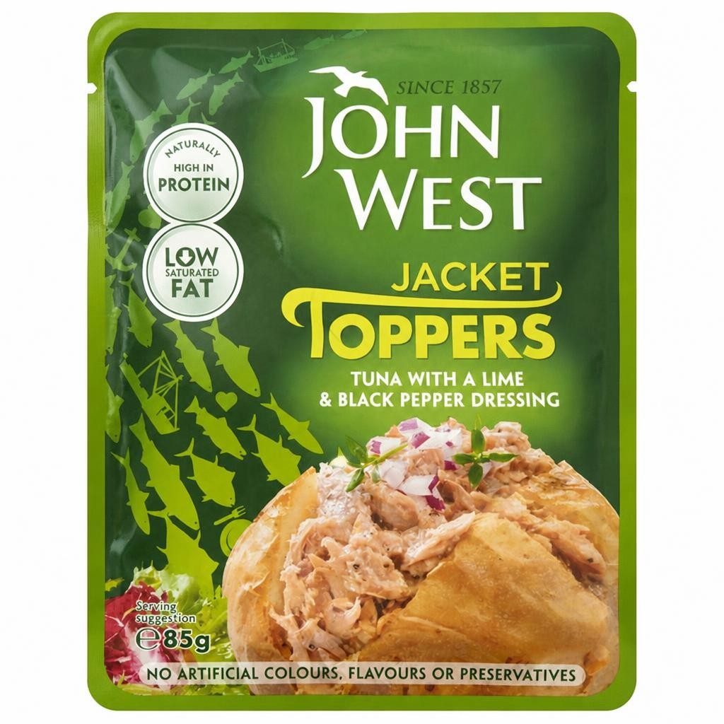 John West Tuna with a Twist, Lime & Black Pepper 85g