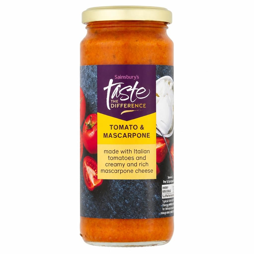 Sainsbury's Tomato & Mascarpone Pasta Sauce, Taste the Difference 350g