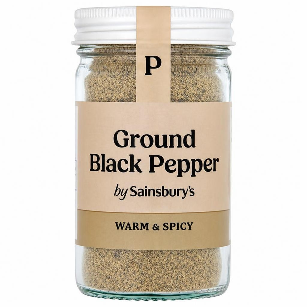 Sainsbury's Ground Black Pepper 48g
