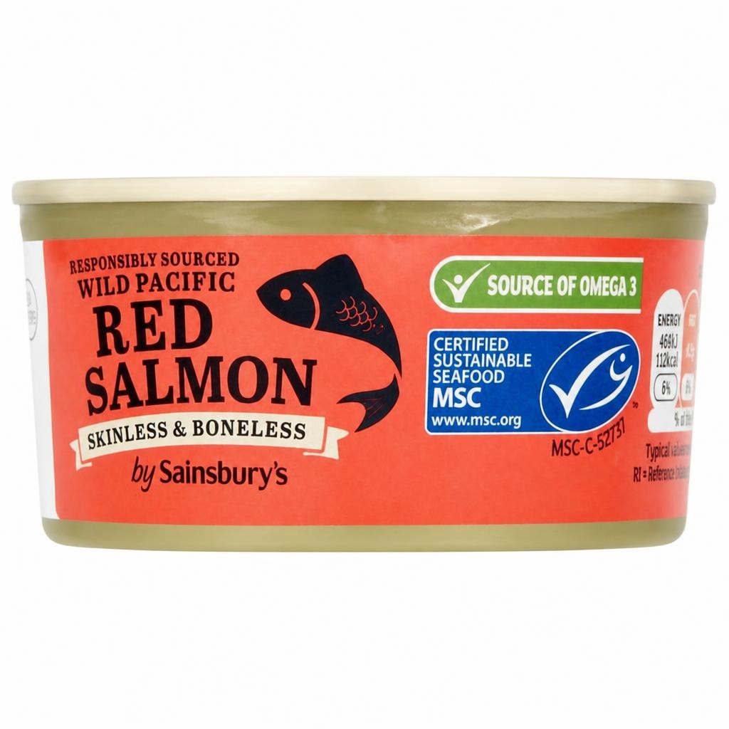 Sainsbury's Wild Pacific Red Salmon, Skinless & Boneless 170g