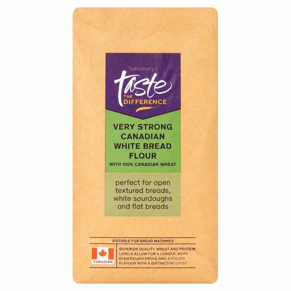 Sainsbury's Very Strong Canadian Bread Flour, Taste the Difference 1kg