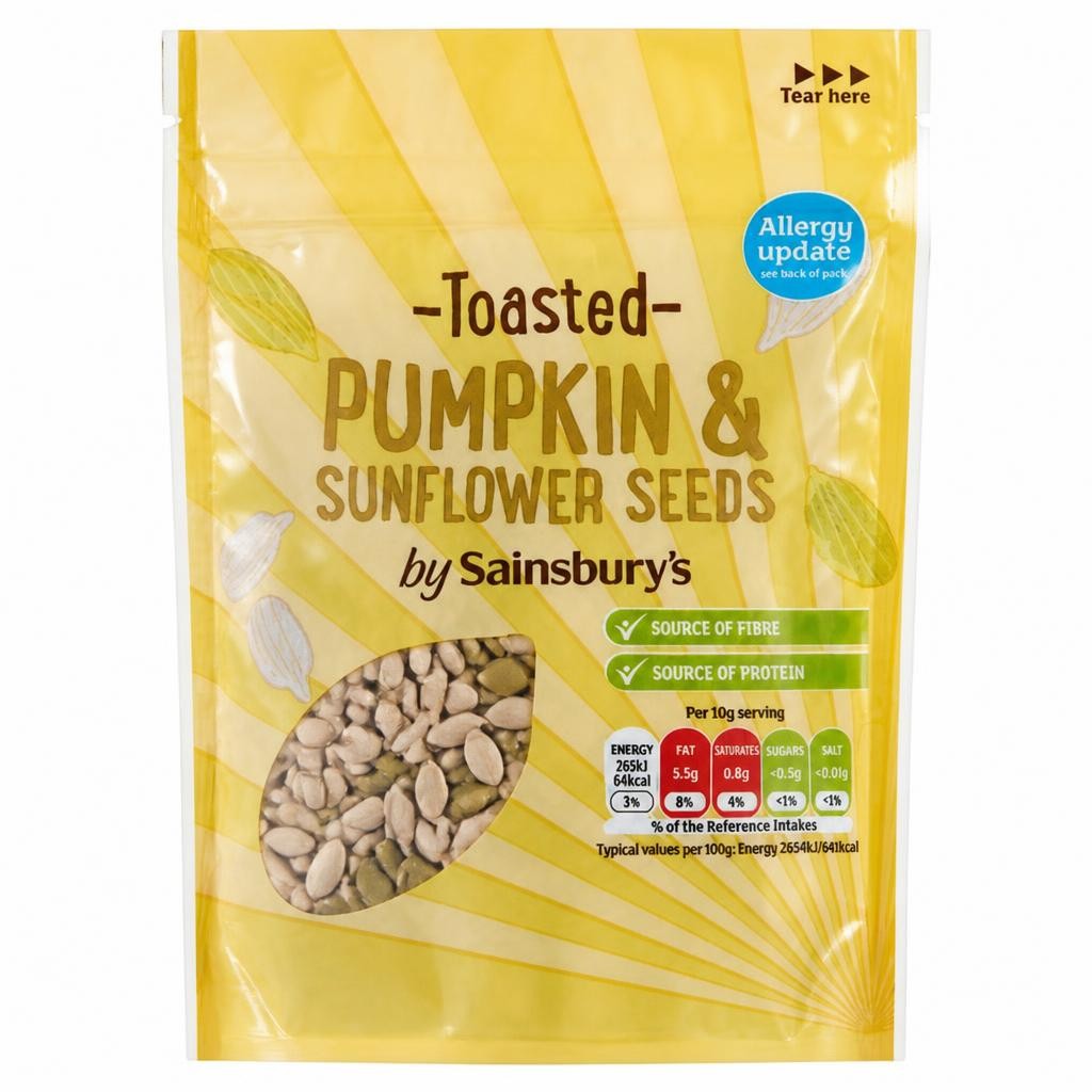 Sainsbury's Toasted Pumpkin & Sunflower Seeds 100g