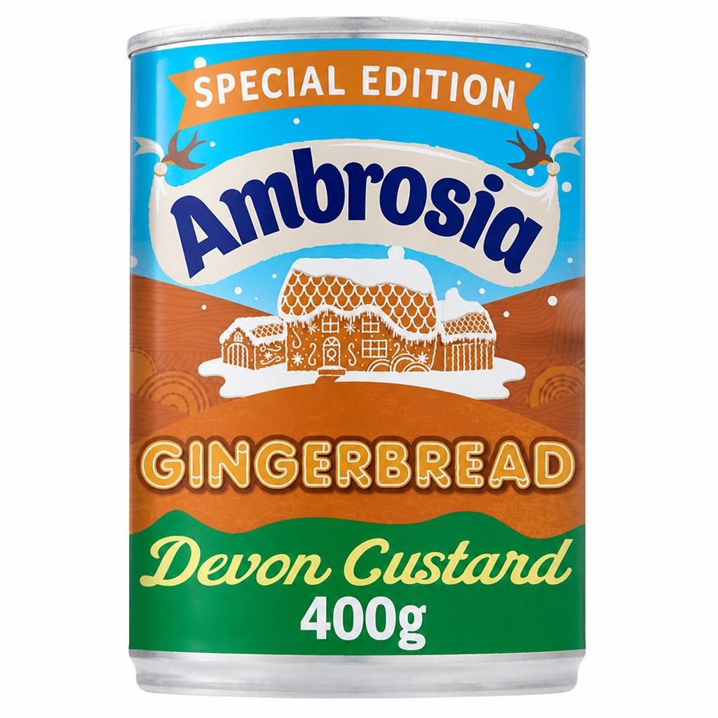 Ambrosia Gingerbread Flavour Devon Custard 400g