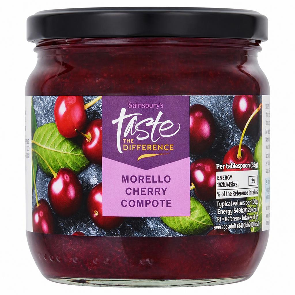 Sainsbury's Compote Morello Cherry, Taste the Difference 400g