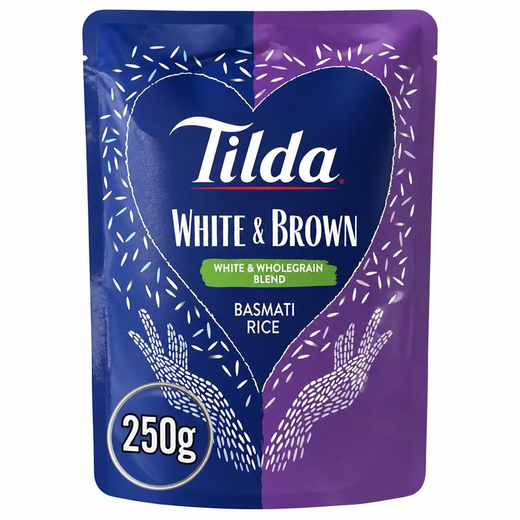 Tilda Classics White & Wholegrain Basmati Rice Blend 250g