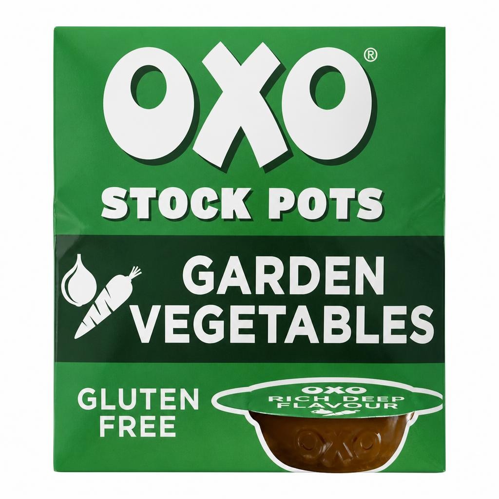 Oxo Stock Pots Garden Vegetables 4x20g