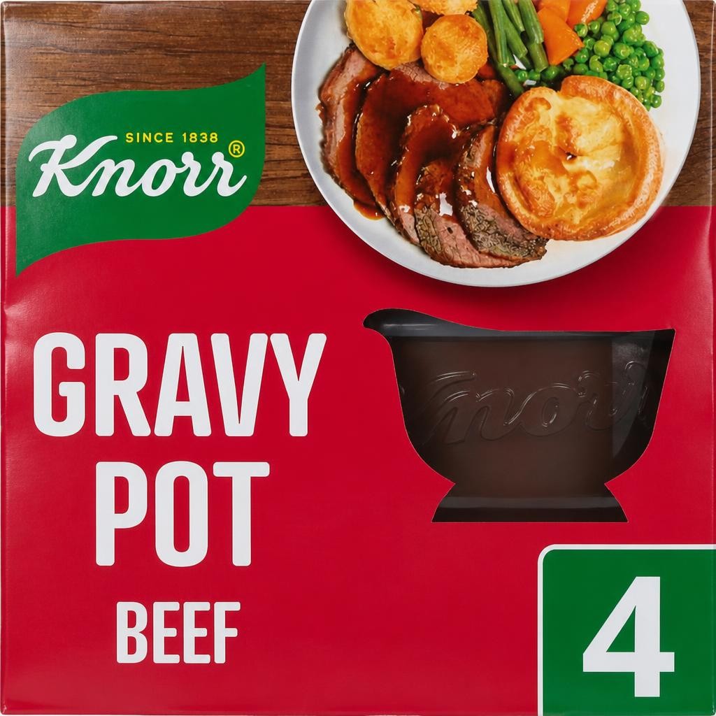 Knorr Gravy Pot Beef 4x28g