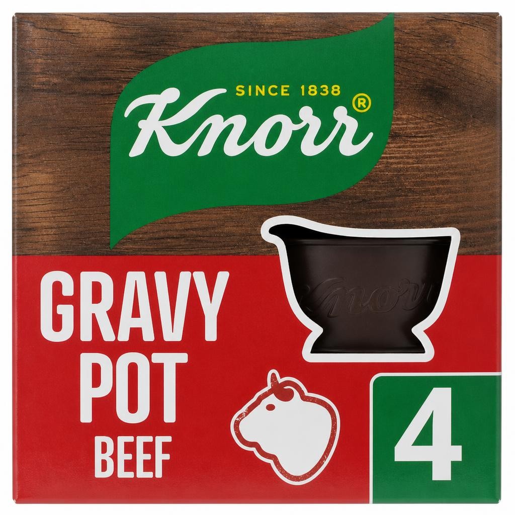 Knorr Gravy Pot Beef 4x28g