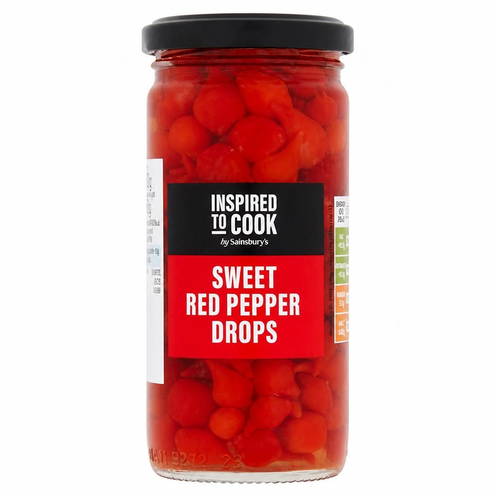 Sainsbury's Inspired to Cook Sweet Red Pepper Drops 230g (150g*)