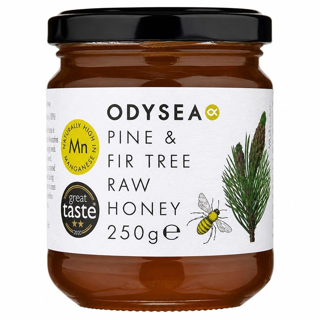 Odysea Greek Pine & Fir Tree Raw Honey 250g