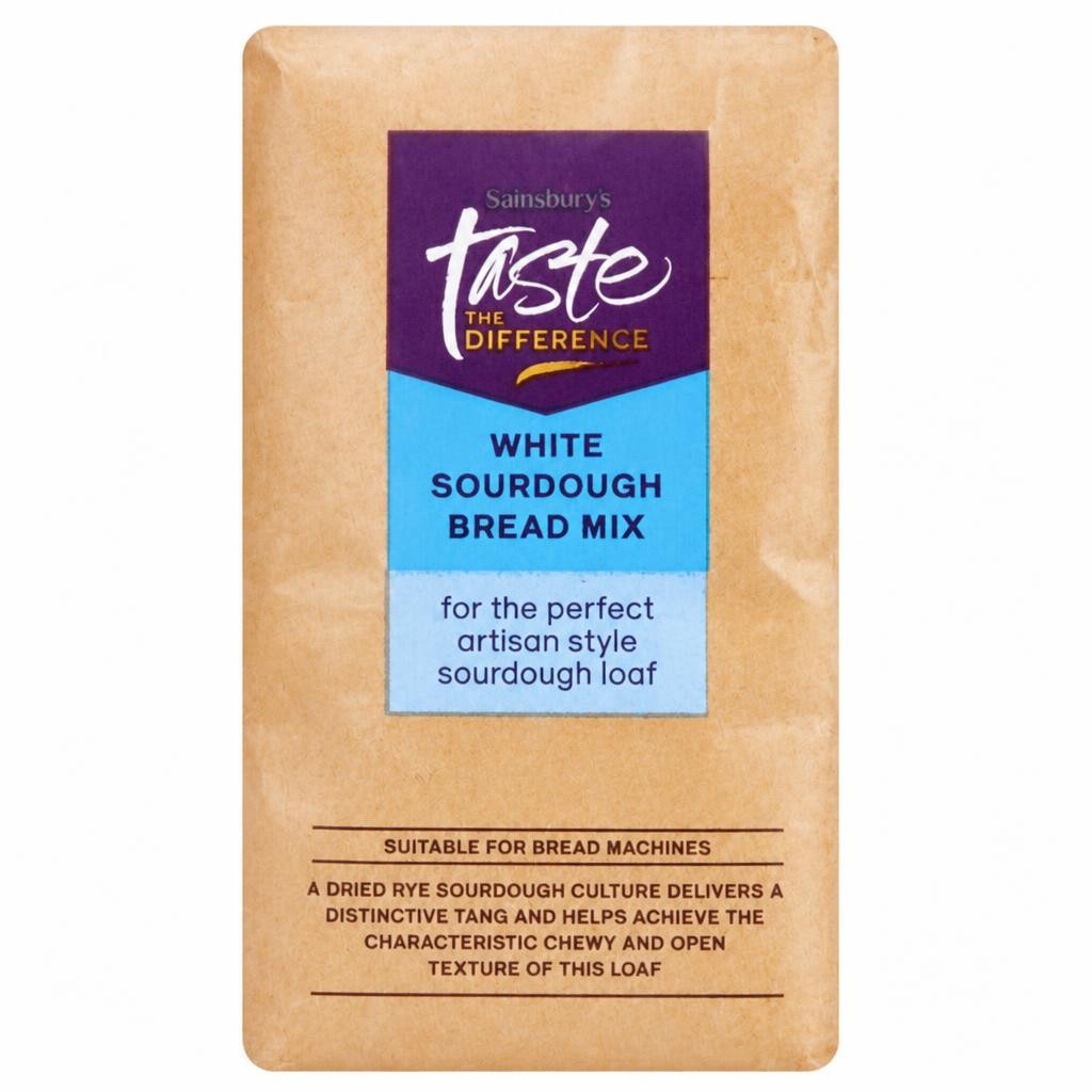 Sainsbury's White Sourdough Bread, Taste the Difference 500g