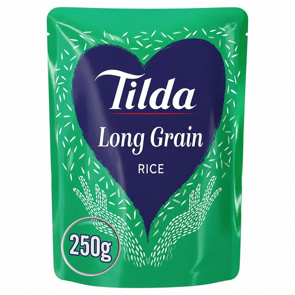 Tilda Microwave Long Grain Rice 250g