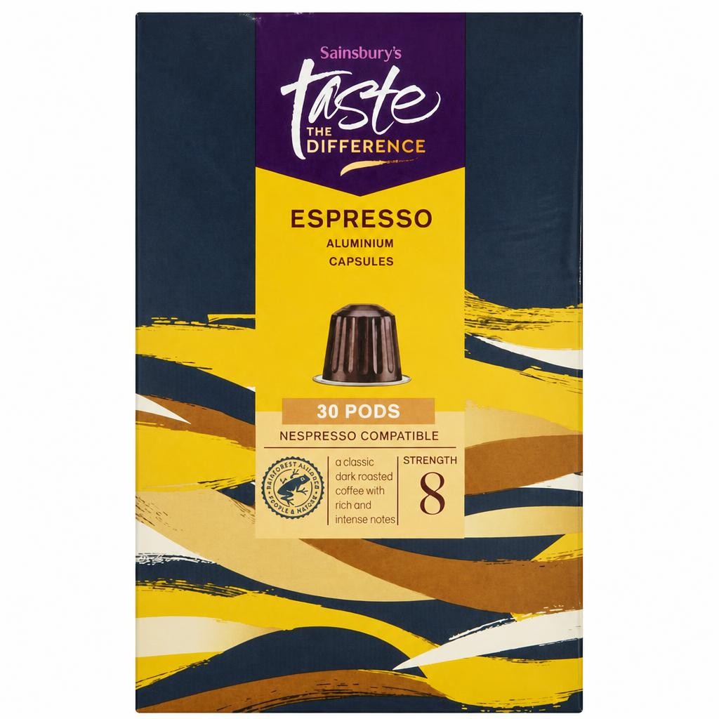 Sainsbury's Espresso Pods, Taste the Difference x30 156g