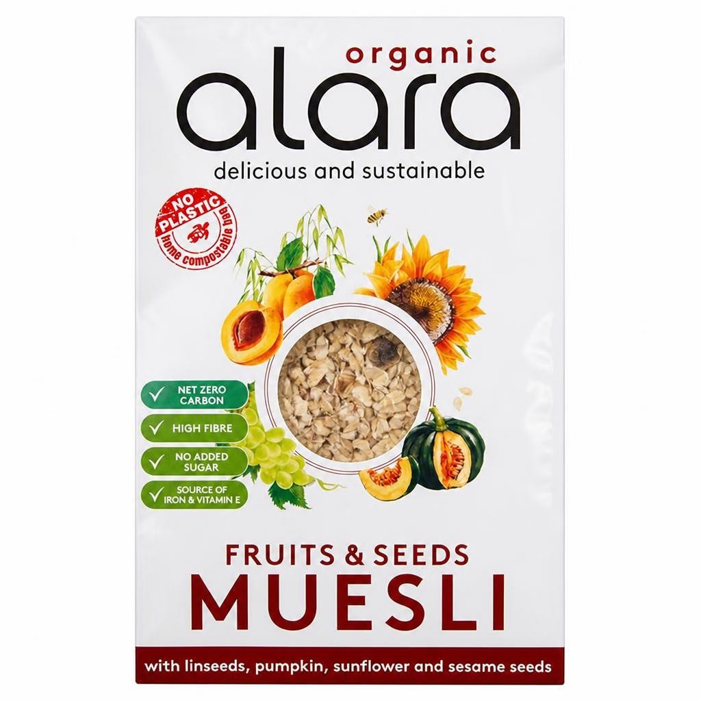 Alara Fruits & Seeds Muesli, Organic 650g