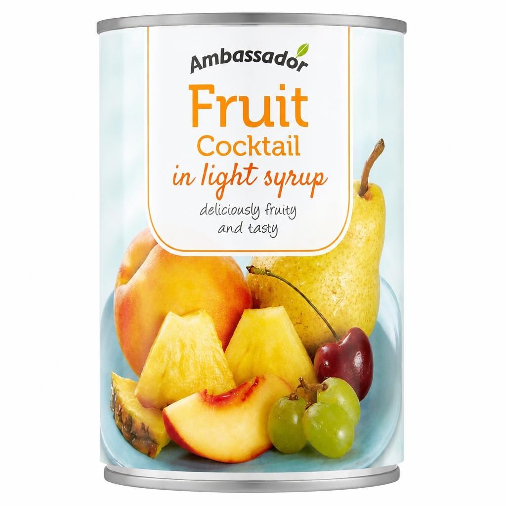 Ambassador Fruit Cocktail In Light Syrup 410g