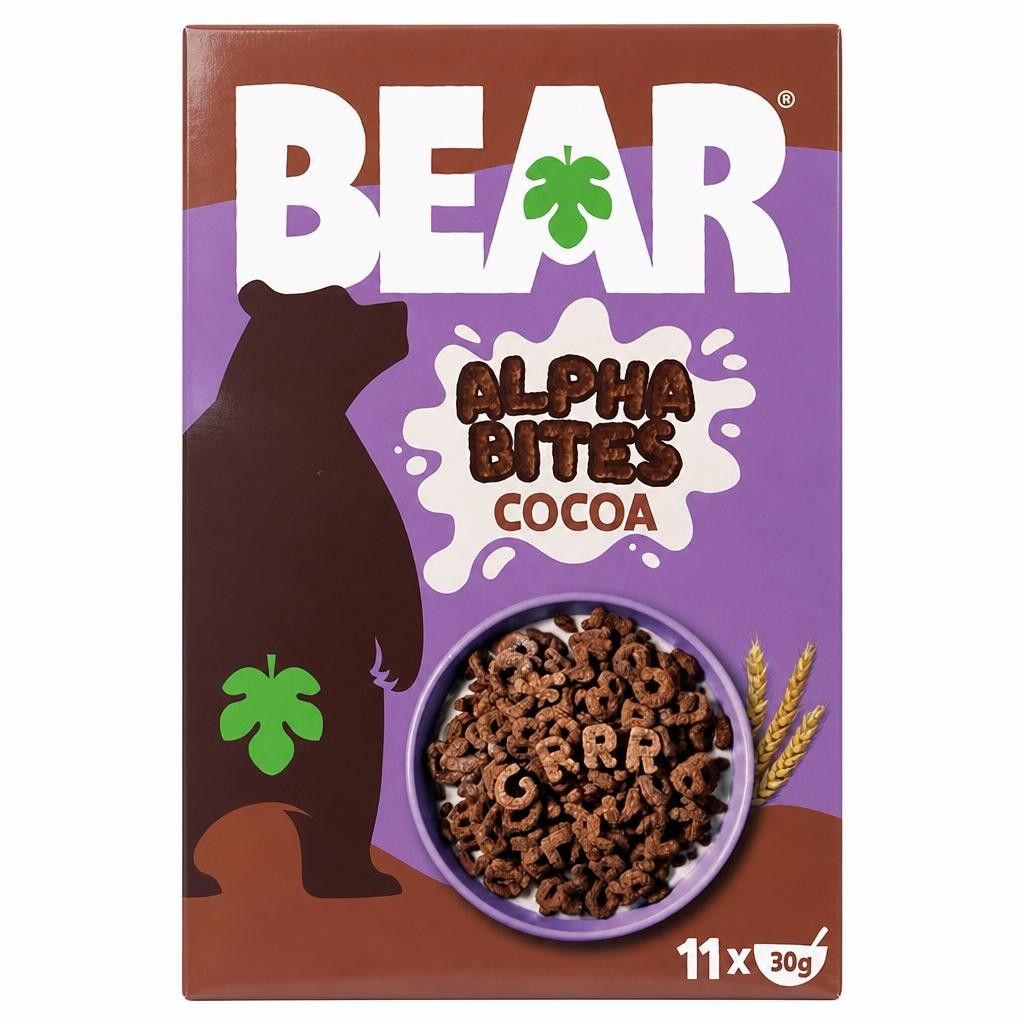 BEAR Alphabites Cocoa Cereal 350g