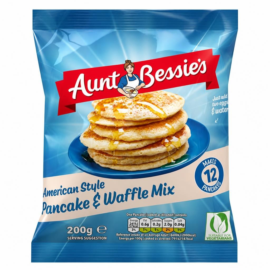 Aunt Bessie's 200g American Style Pancake & Waffle Mix