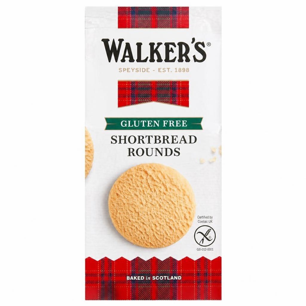 Walker's Gluten Free Shortbread Rounds x9 140g