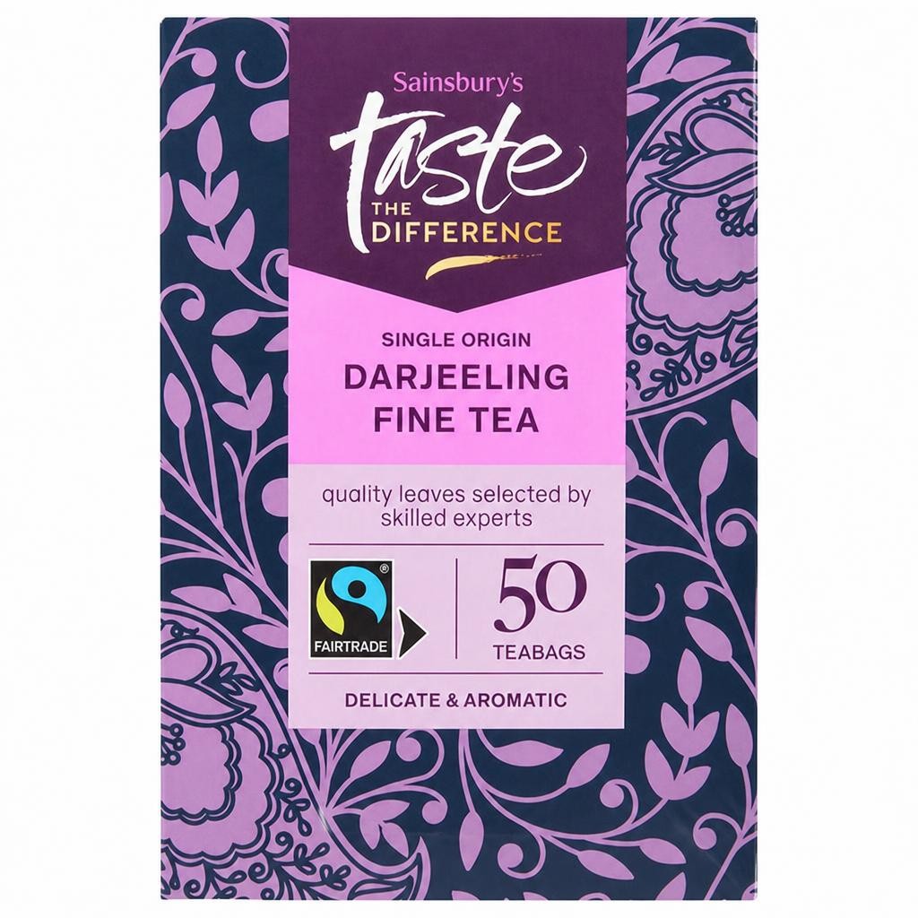 Sainsbury's Darjeeling Tea Bags, Taste the Difference x50