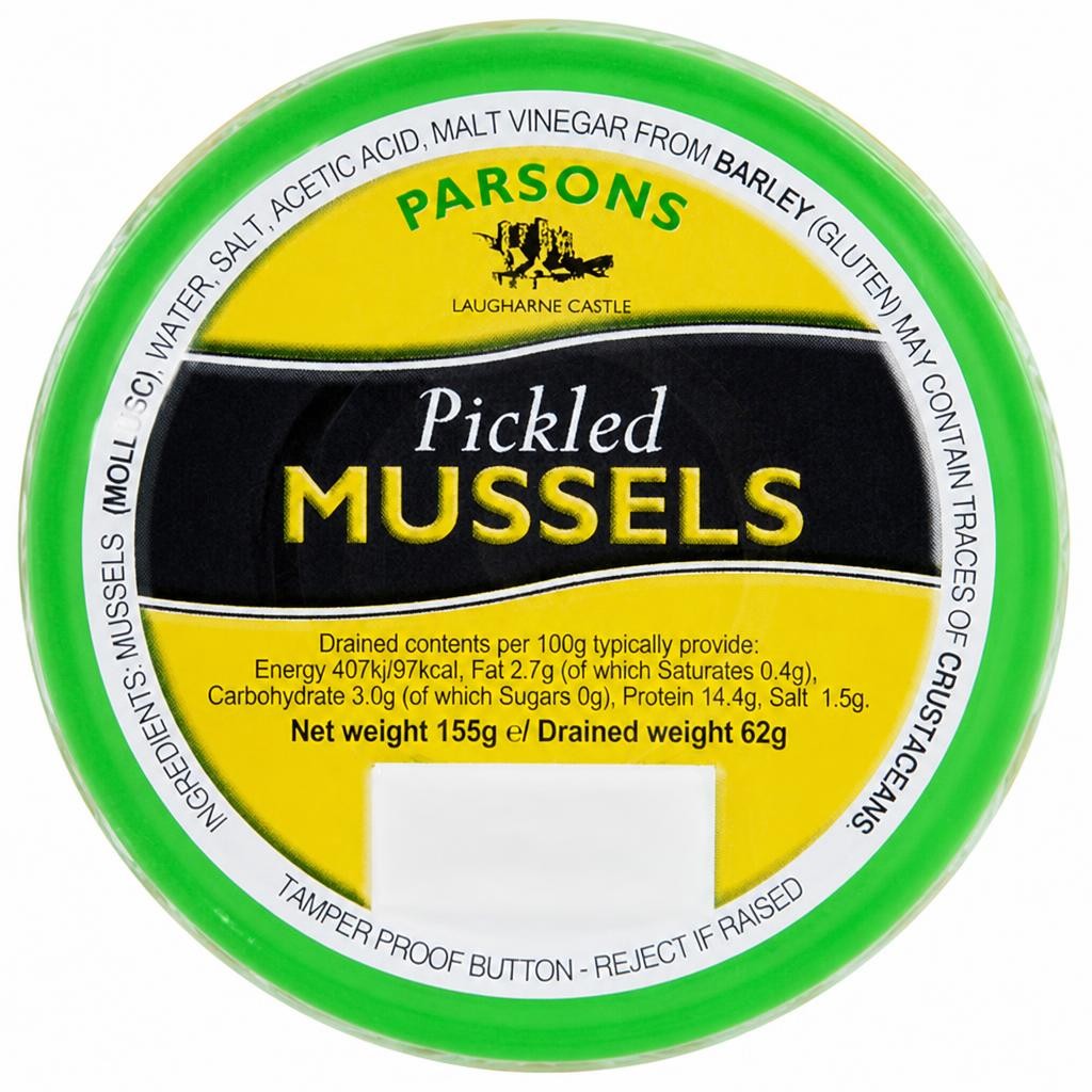 Parsons Pickled Mussels 155g