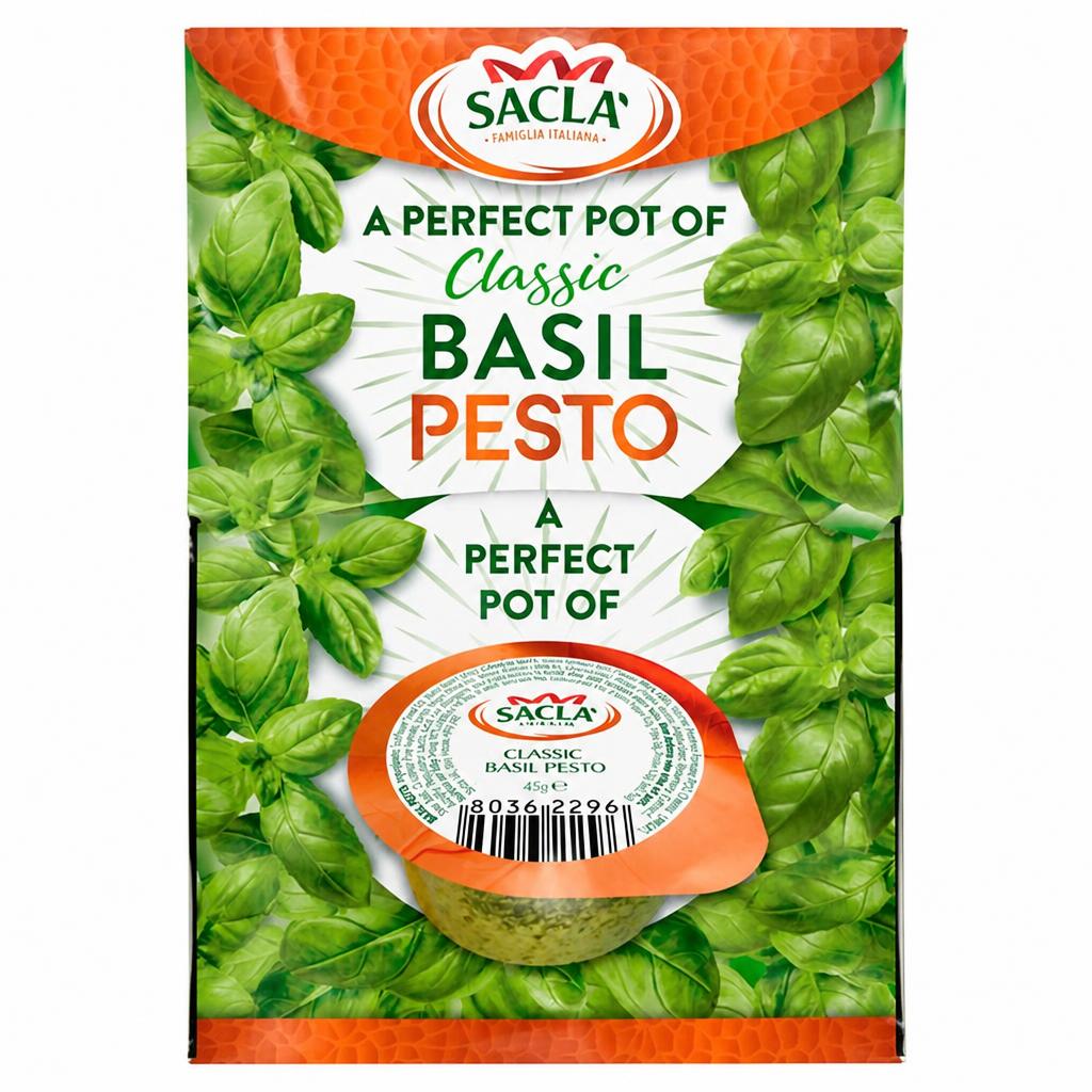Sacla Classic Basil Pesto 45g