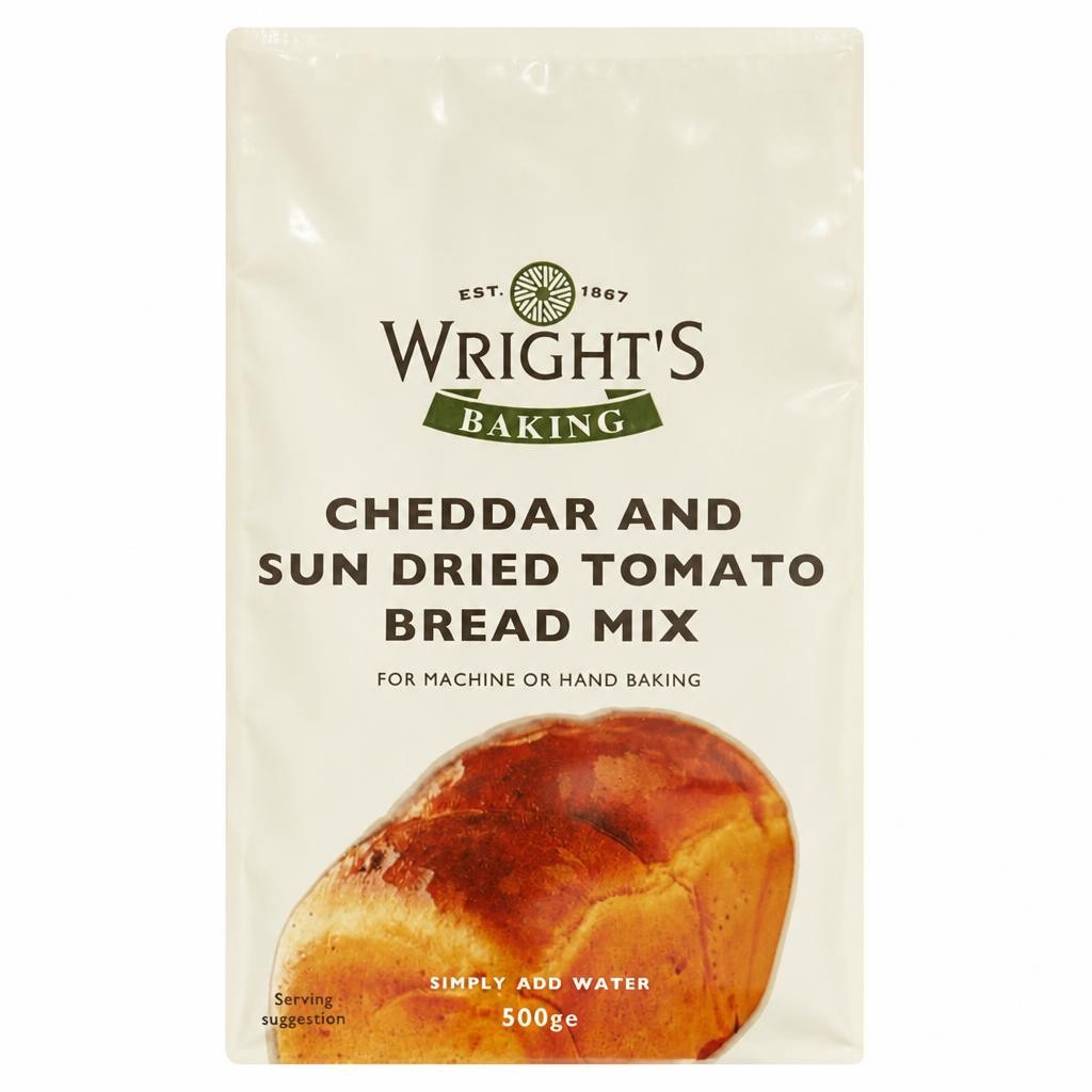Wright's Cheddar & Sundried Tomato Bread Mix 500g