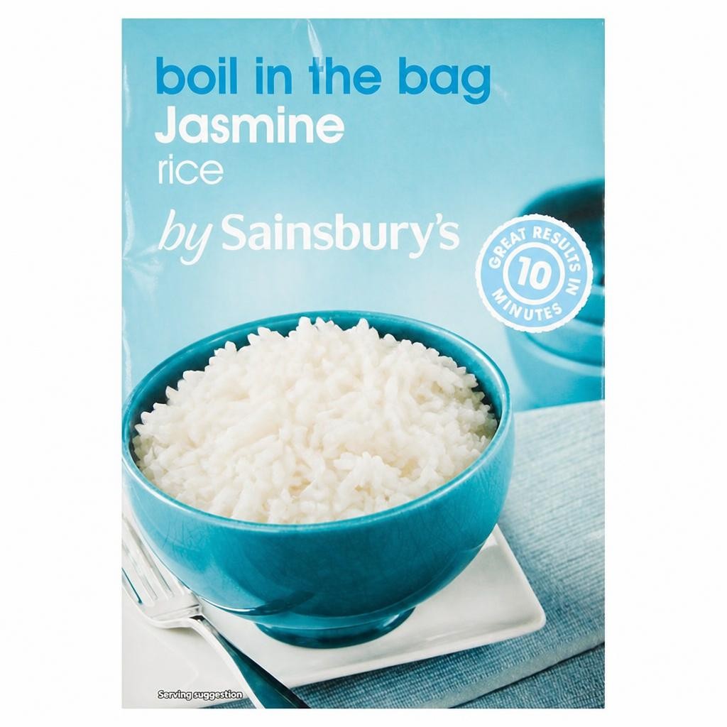 Sainsbury's Boil In Bag Thai Fragrant Rice 4x125g