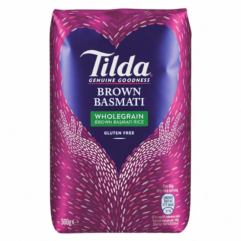 Tilda Wholegrain Basmati Rice 500g