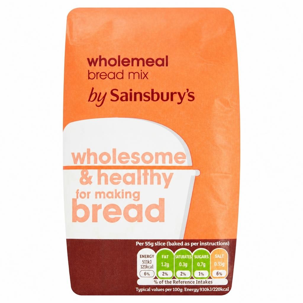 Sainsbury's Wholemeal Bread Mix 500g