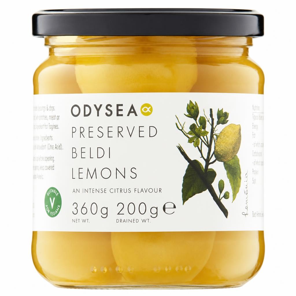Odysea Preserved Beldi Lemons 360g (200g*)