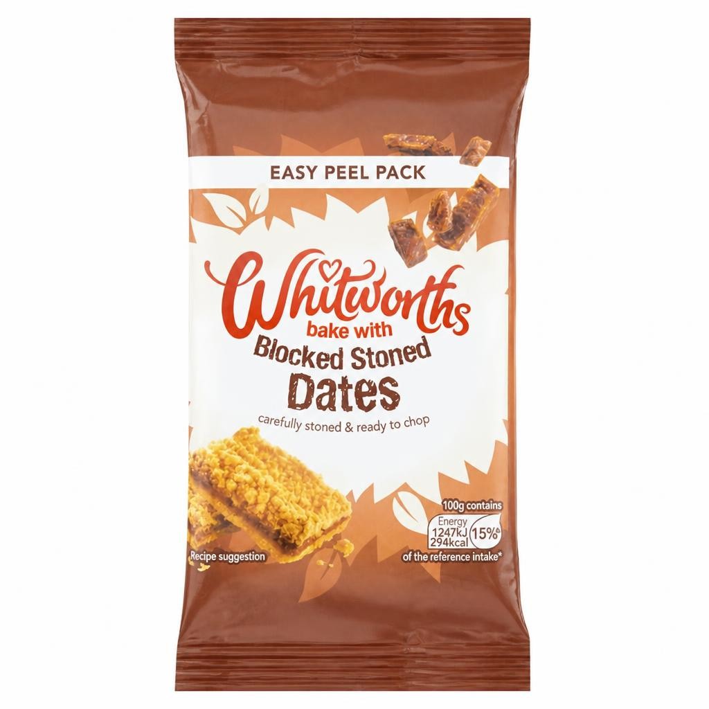 Whitworths Blocked Stoned Dates 350g