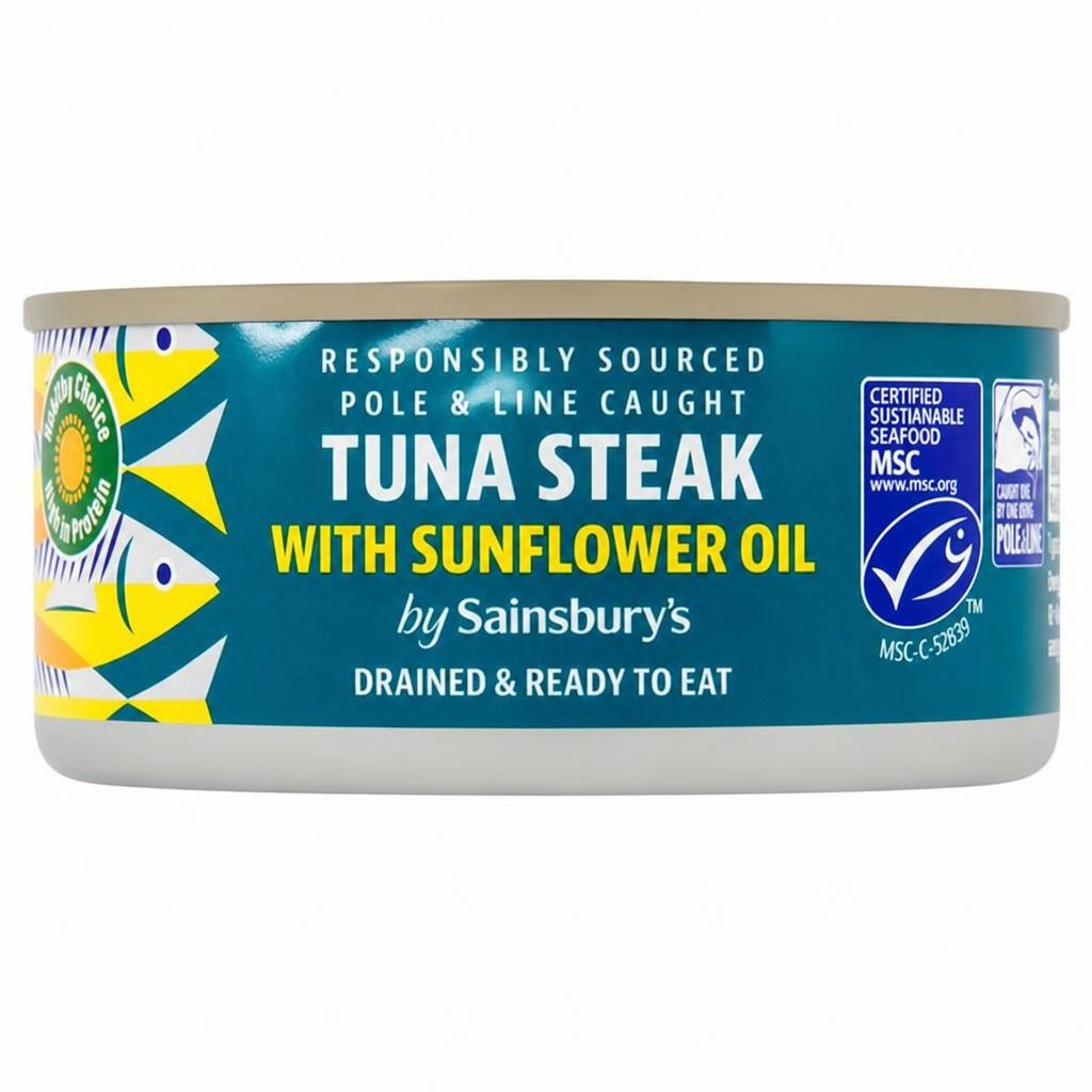 Sainsbury's Tuna Drained & Ready Oil 120g