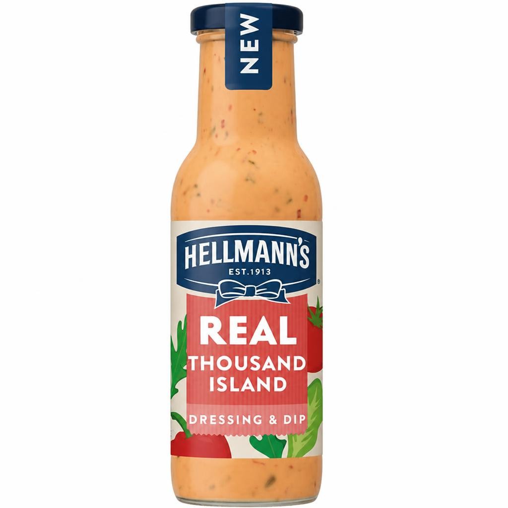 Hellmann's Real Thousand Island Salad Dressing & Dip 250ml