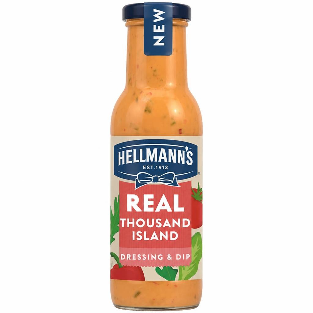Hellmann's Real Thousand Island Salad Dressing & Dip 250ml