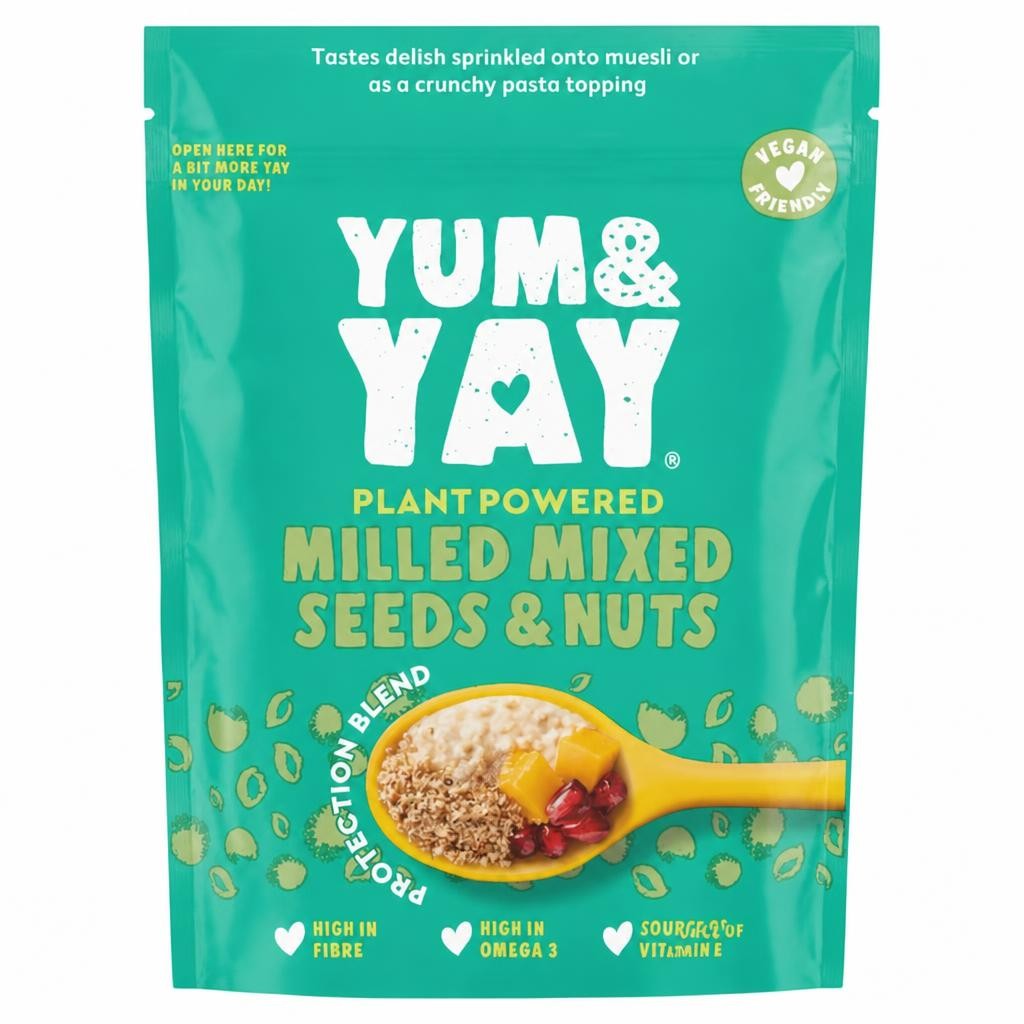 Yum & Yay Nutty Milled Mixed Seeds & Nuts 180g