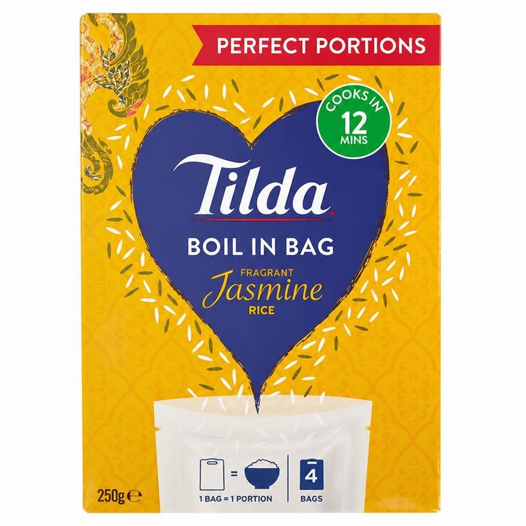 Tilda Boil in Bag Fragrant Jasmine Rice 250g