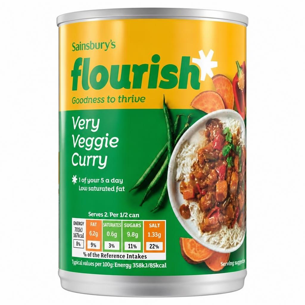 Sainsbury's Flourish Very Veggie Curry 392g