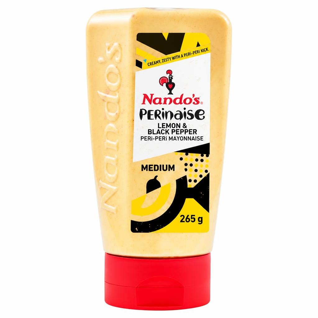 Nando's Perinaise Lemon & Black Pepper Peri Peri Mayonnaise 265g