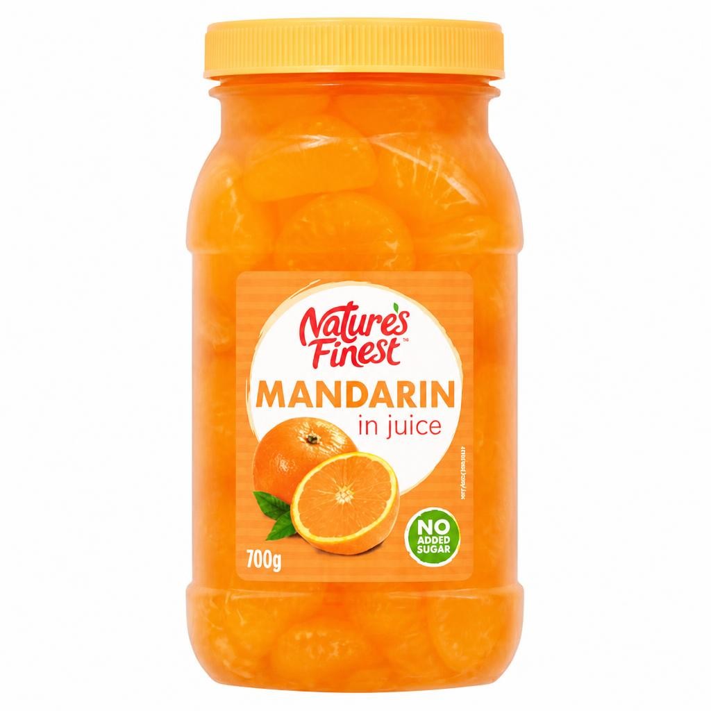 Nature's Finest Mandarin in Juice 700g
