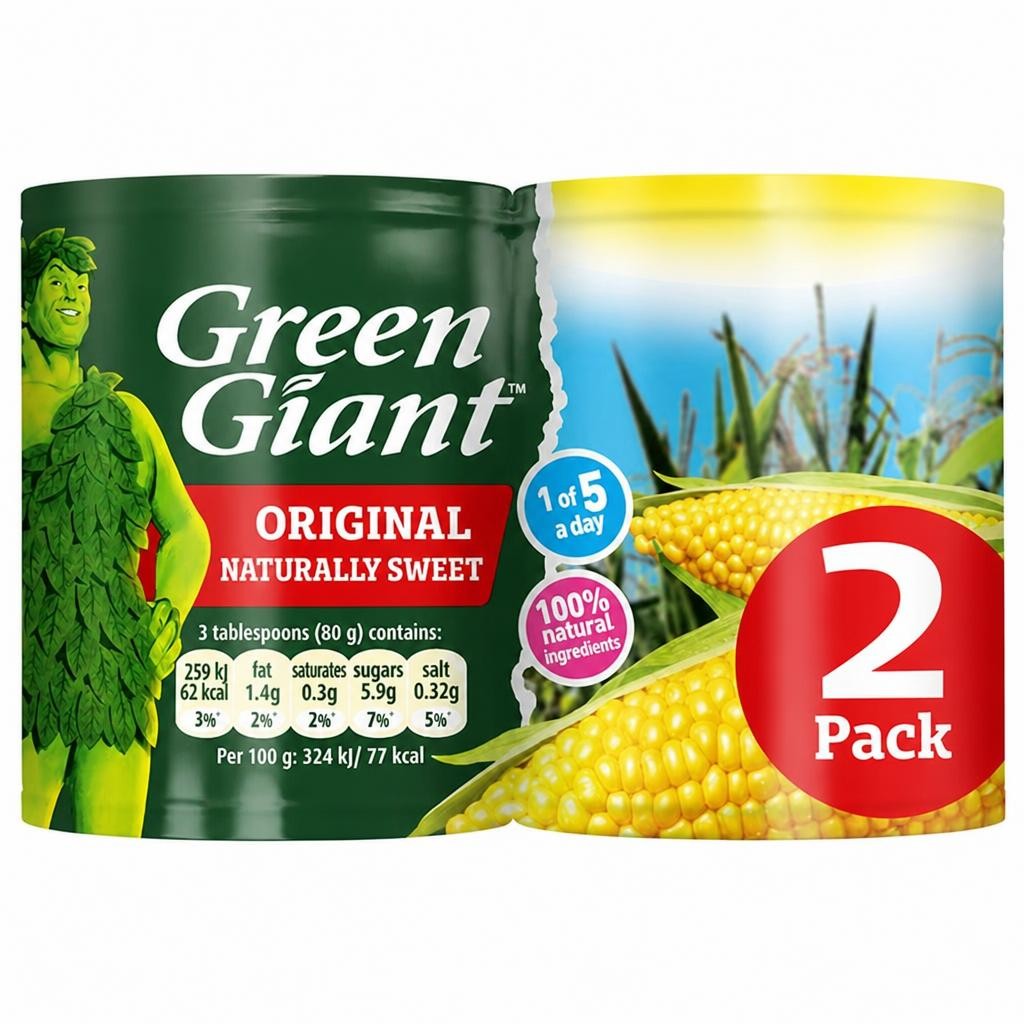 Green Giant Original Sweetcorn 2 x 198g