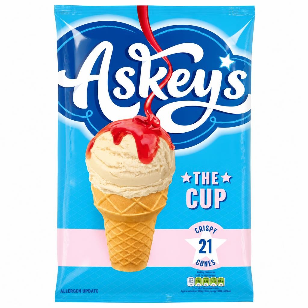 Askeys Ice Cream Cup Cornets x21