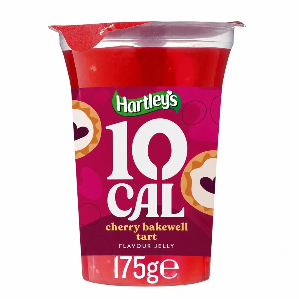 Hartley's 10 Cal Cherry Bakewell Tart Flavour Jelly 175g