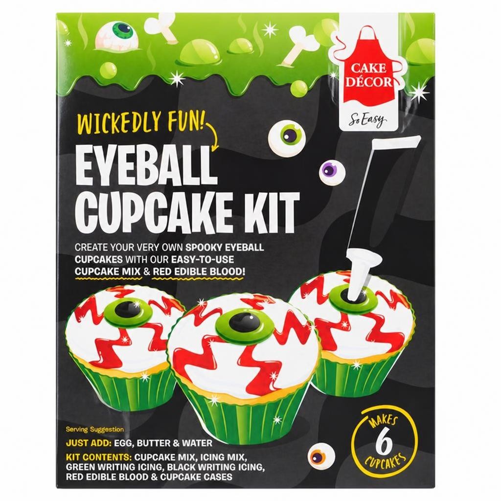 Cake Décor Eyeball Cupcake Kit 241g